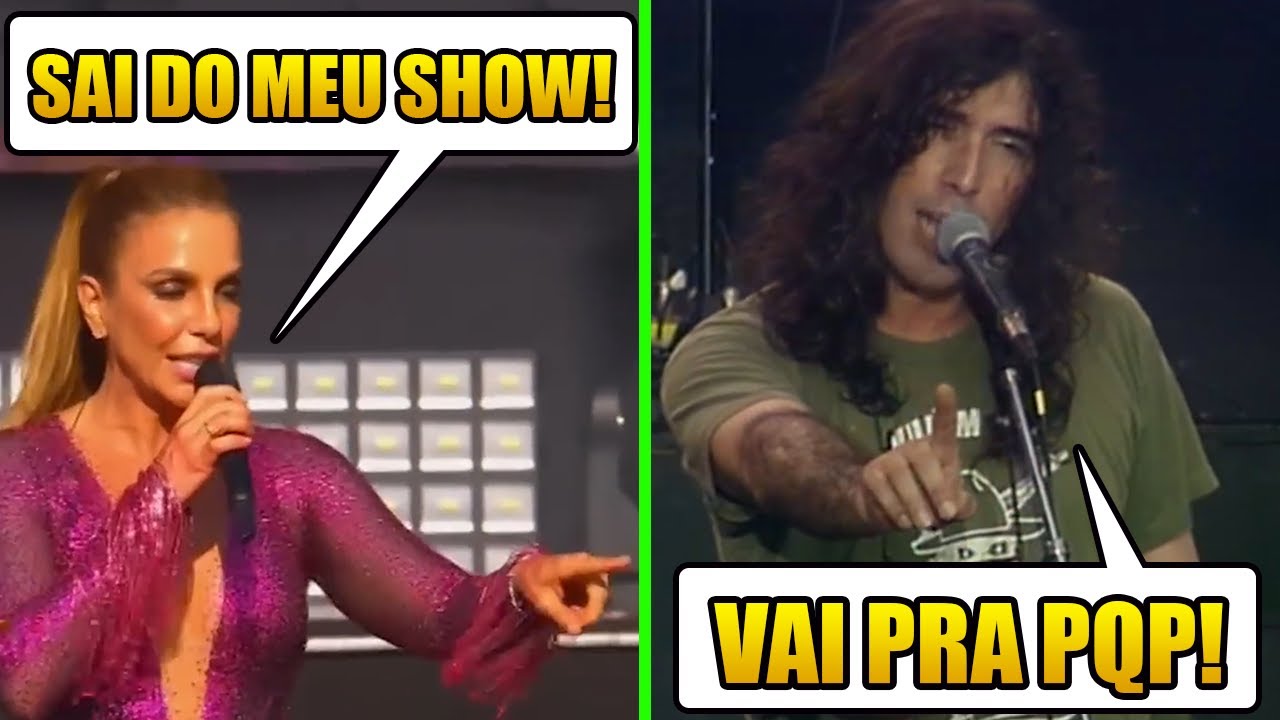 Famosos que deram BRONCA ao Vivo no Palco!