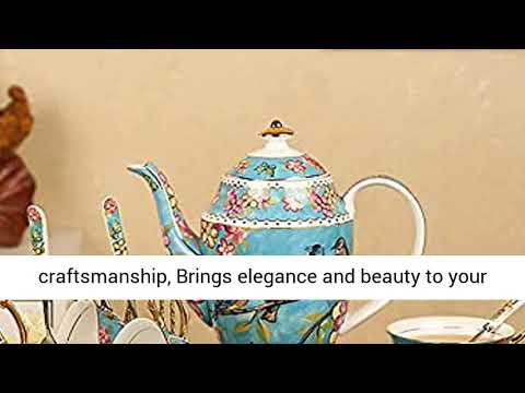 21 PCS Afternoon Tea Set Coffee Cup Set British Royal Tea Sets High Grade Bone China Cups Tea Sets f