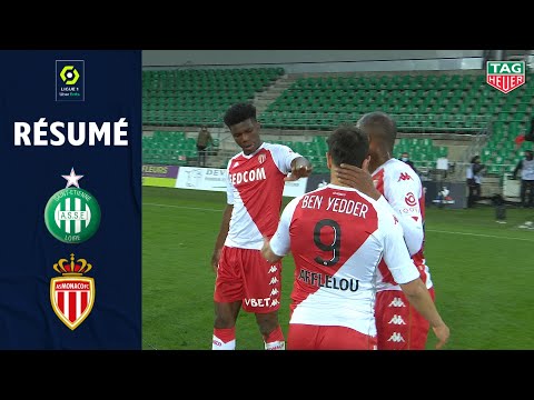 AS SAINT-ÉTIENNE - AS MONACO (0 - 4) - Résumé - (ASSE - ASM) / 2020-2021