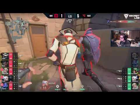 Shroud reacts to Valorant SEN vs FAZE VCT Regional Masters Grand Finals!