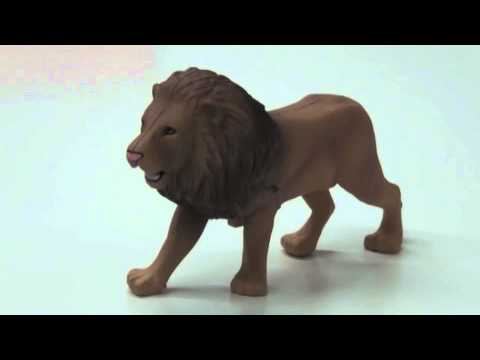 動物フィギュア「アニア」　サウンドアニア（ライオン）動画