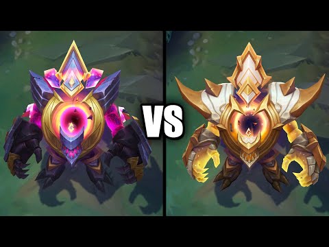 Dark Star Malphite vs Prestige Dark Star Malphite Skins Comparison (League of Legends)