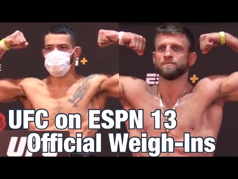 UFC on ESPN 13 Weigh-Ins: Calvin Kattar vs Dan Ige