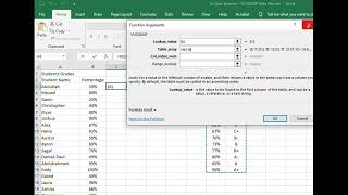 Excel Demo: VLOOKUP