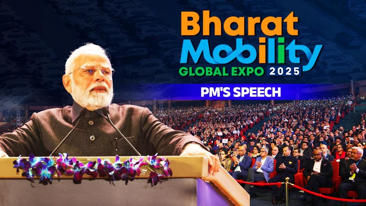 PM Modi's speech at Bharat Mobility Global Expo 2025