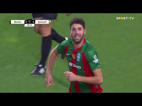 Goal | Golo Leo Andrade: Marítimo (2)-0 Sporting (Taça da Portugal 20/21)