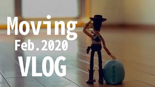 【VLOG】4年間暮らしたマンションからの退去！最後の最後まで友人に手伝ってもらいました【引越し】