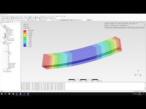 PrePoMax (CalculiX FEA) – Tutorial 49 – Stahlbetonträger