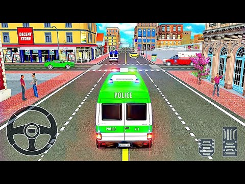 Police Ambulance Van Driving - 911 Emergency Rescue Simulator #4 Android Gameplay