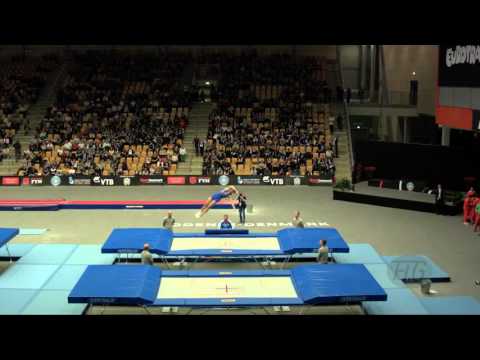 USHAKOV Dmitrii (RUS) - 2015 Trampoline Worlds - Qualification TR Routine 2