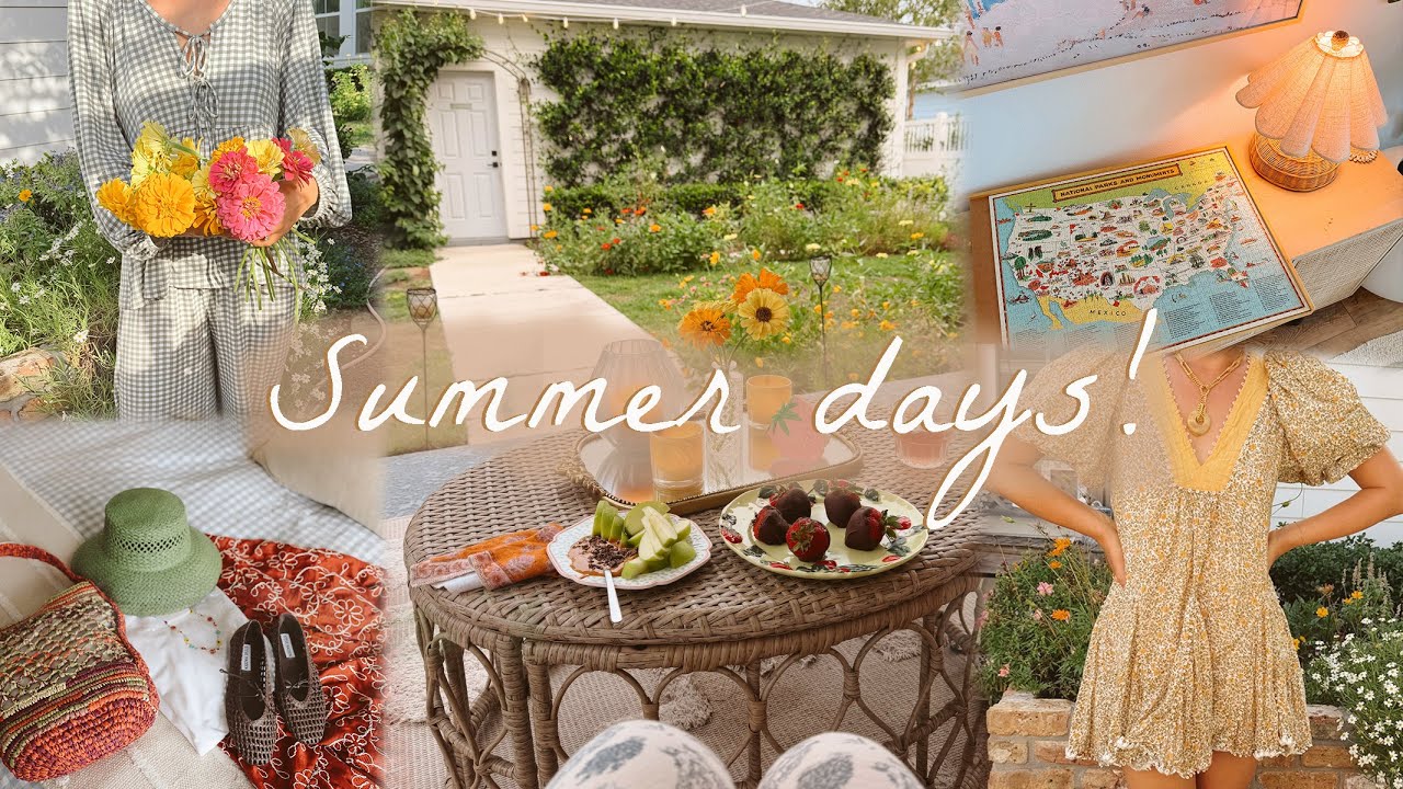 Summer days...🌞 spontaneous field trips, garden surprises, & Nordstrom Rack haul!