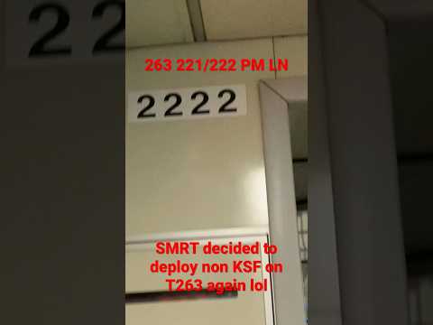 [RETIRED/SMRT/Best train motor in SG!] Set 221/222 arriving Yio Chu Kang MRT Station - C651 #shorts