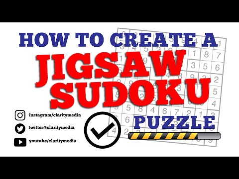 Create Jigsaw Sudoku Grid Patterns: Algorithm Explained