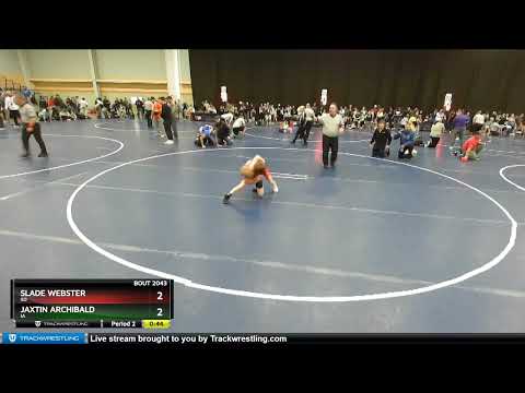67 Lbs Champ. Round 2 - Jaxtin Archibald, IA Vs Slade Webster, SD Ca5d