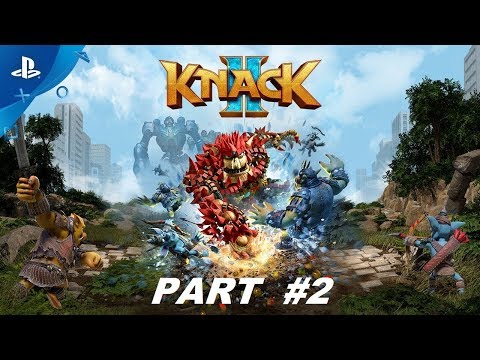 KNACK 2 Gameplay Walkthrough Part 2 - Chapter 2 (ps4 pro)