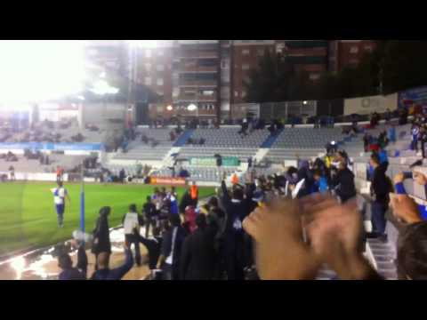 CE SABADELL - Guadalajara CF. Gol de Manu Lanzarote (1-0)