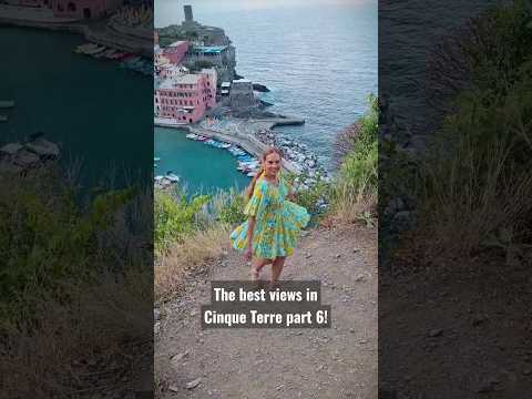 The best views in Cinque Terre part 6! #cinqueterre #italy #youtubeshorts