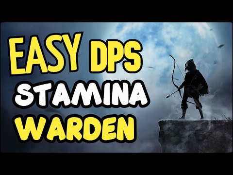 Stamina Warden EASY PVE DPS Build - ARROW STORM - 60K DPS with ZERO TRIALS Gear! ESO Greymoor