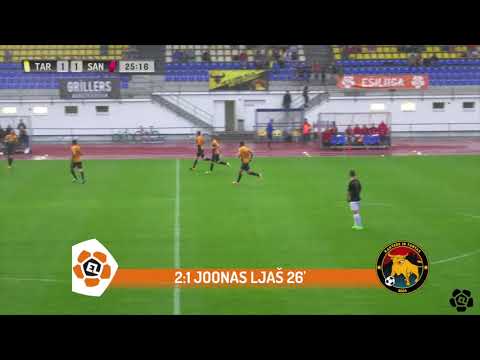 24. voor 2017: Rakvere JK Tarvas - Tartu FC Santos  3:1 (3:1)