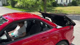 2003 Mercedes-Benz SLK320 Convertible Top Operation Part 1