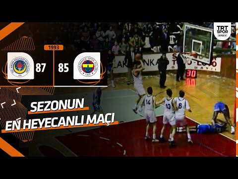 Kolej - Fenerbahçe: 87-85 (1992-93 sezonu Basketbol Ligi) Sezonun en heyecanlı maçı