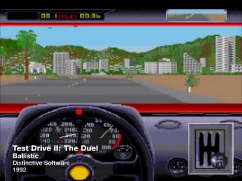 sega mega drive car games