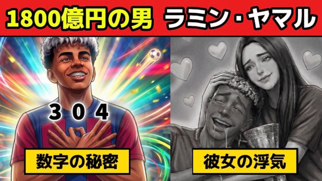 【実話】ラミン・ヤマルEURO2024で見せた彼女の裏切り バロンドール獲得ワールドカップ制覇