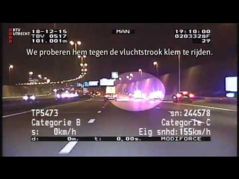 Spectaculaire beelden vrijgegeven van achtervolging vanuit Uitgeest die eindigt bij Best