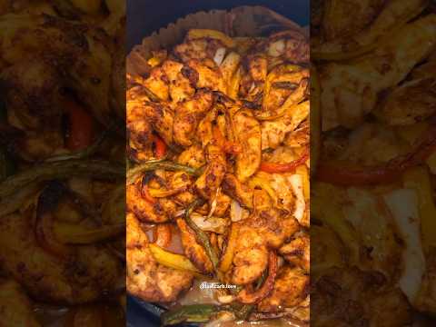 Air Fryer Chicken Fajitas! 20 Minute Meal!