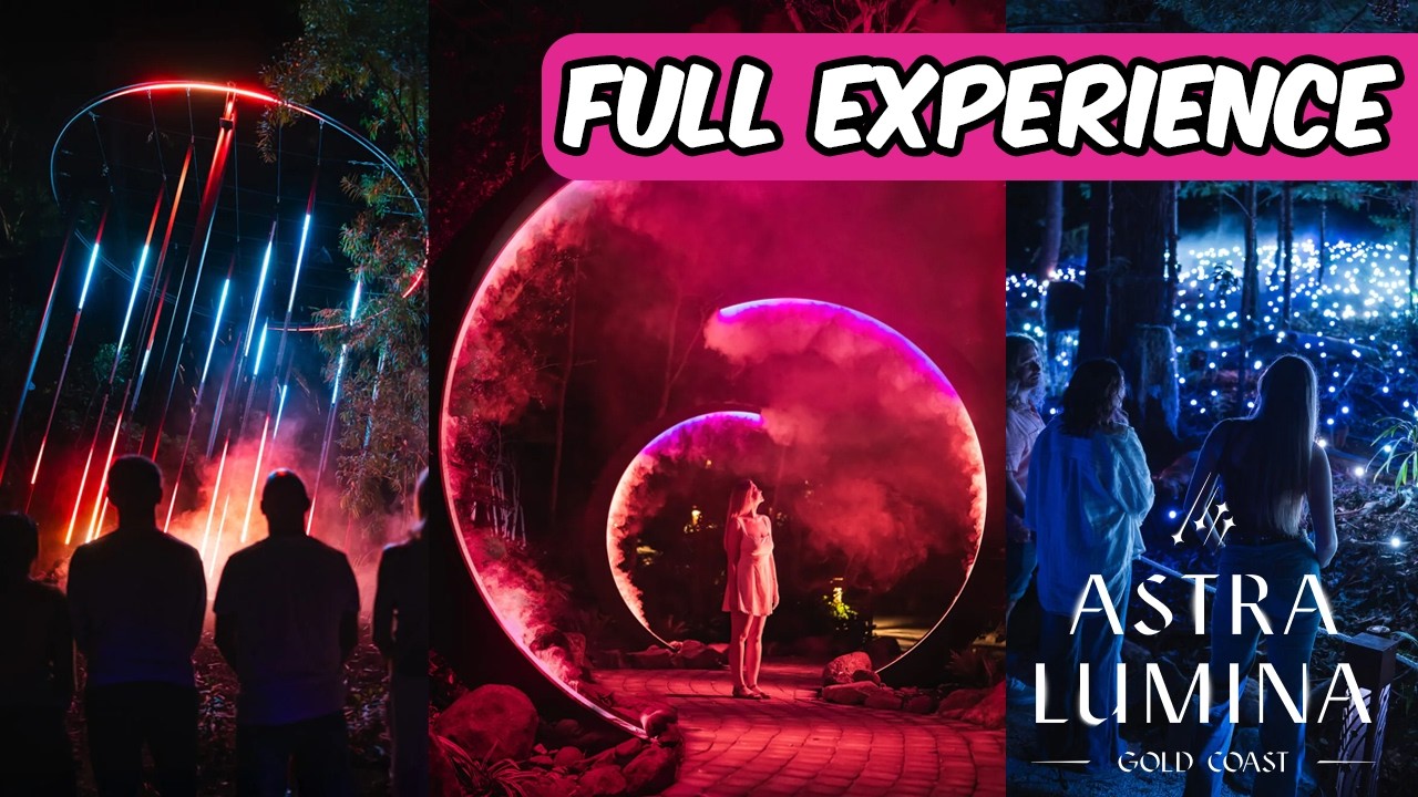 Experience a walking tour at Astra Lumina Night Walk.