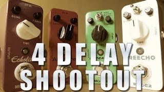 Video thumbnail for Mooer - 4 Delay Shootout by EytschPi42