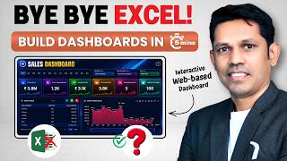 No Power BI! No Tableau! No Excel! Create Stunning Web Dashboard in Just 5 Minutes