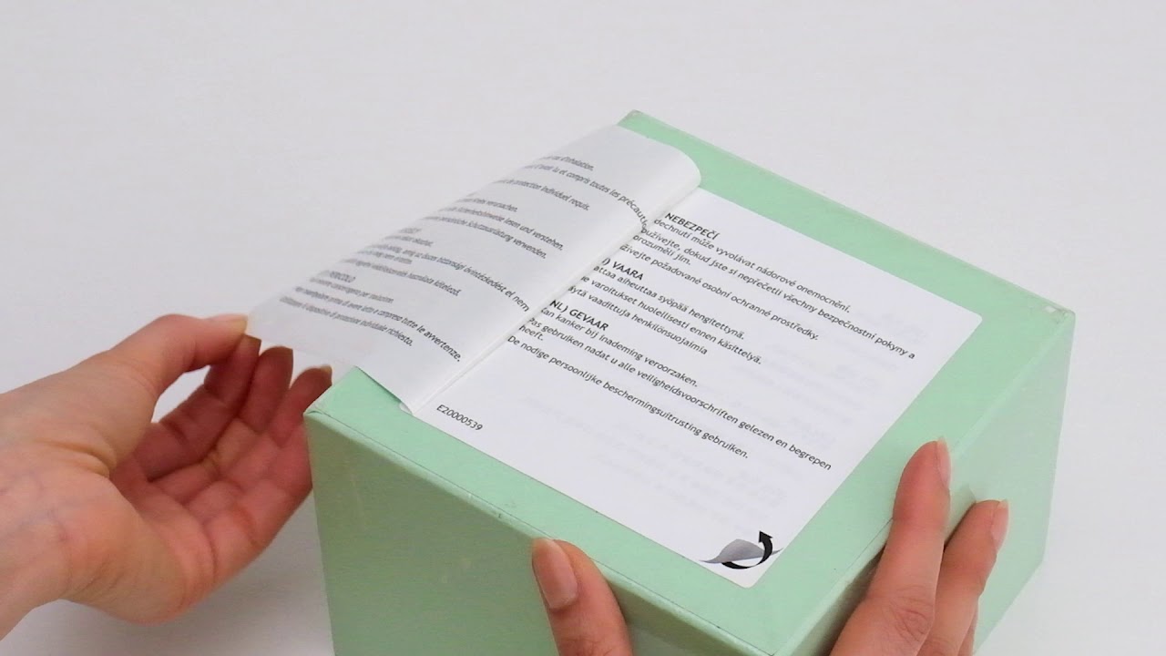 3 ply 5 page peel and reveal labels