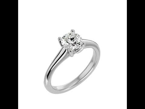 Inel de logodna Magnificent Briliant Aur Alb 18k Genuine Diamond - Antonia