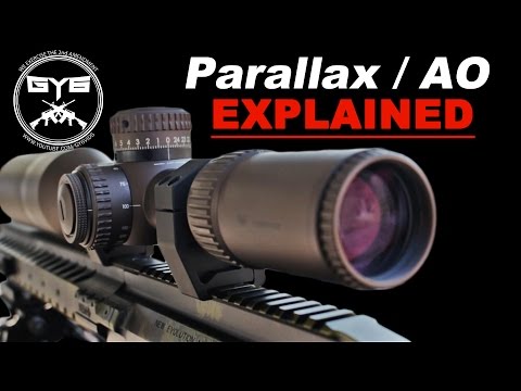 Scope Parallax Adjustment...WHAT IS IT?
