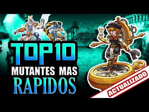 Top 10 Mutantes más rápidos (ACTUALIZADO) -  Mutants Genetic Gladiators Video