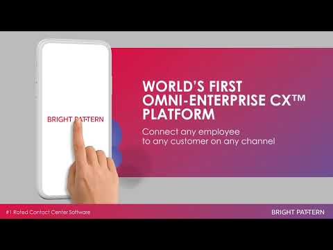Bright Pattern Cloud Contact Center Software - #1 Rated by Customers