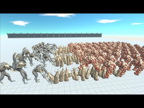 100x GOLEM VS BOSSER 2X Animal Revolt Battle Simulator
