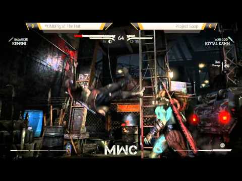 MWC - Yomi|Pig of The Hut ( Kenshi ) vs Project Soap ( Kortal Kahn) // MKX