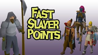 Slayer Point Boosting Guide | Get that slayer helm fast! [OSRS]