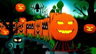 Halloween Train: Toy Factory Halloween Train Cartoon for Kids | Cartoon Cartoon