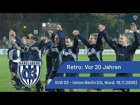 Retro: Vor 20 Jahren - Babelsberg 03 vs. 1. FC Union Berlin | #nulldreitv