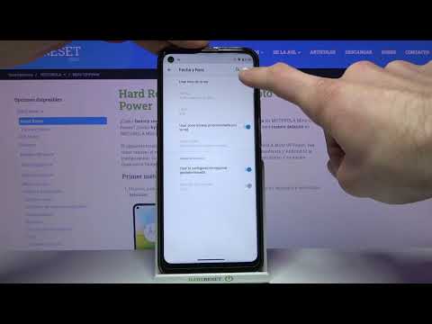 Cómo cambiar fecha y hora en MOTOROLA Moto G9 Power - configurar fecha y hora
