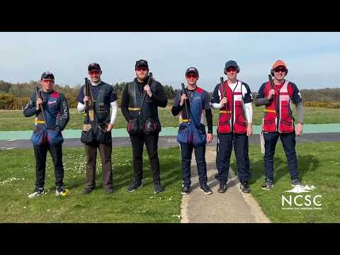Olympic Skeet Shotgun Series Round 1 April 2023.  British Shooting at the NCSC Bisley