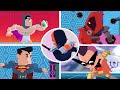 Teeny Titans Go 1 2 All Bosses Cutscenes No Death