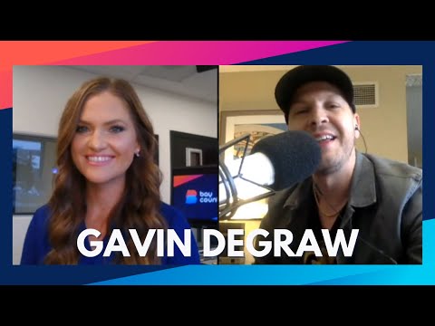 Gavin DeGraw with Bay Country's Emily Harlan