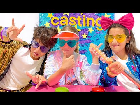 Nastya gathers friends for a super rock band