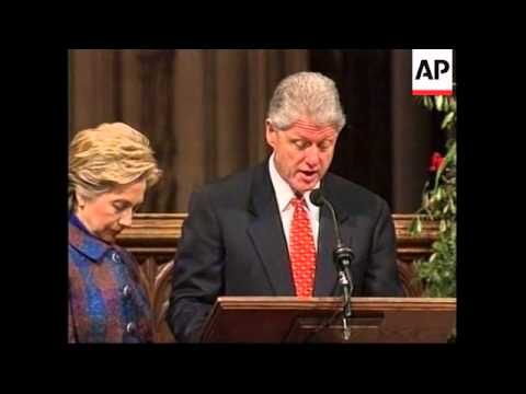 USA: CLINTON OFFERS PRAYER AT THIRD MILLENNIUM SERVICE