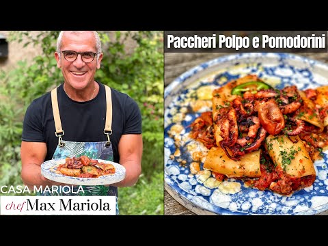 🤩 PACCHERI con POLPO e POMODORINI (troppo BUONI!😋) Chef Max Mariola