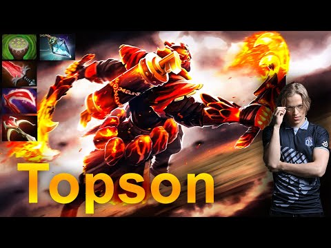 Topson   Ember Spirit MID   vs Dendi  + MidOne | Watch Dota2 Immortel players Gameplay.